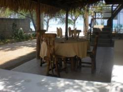 Terrace of the Guest House VILLA ROSA - Punta Rucia - Dominican Republic